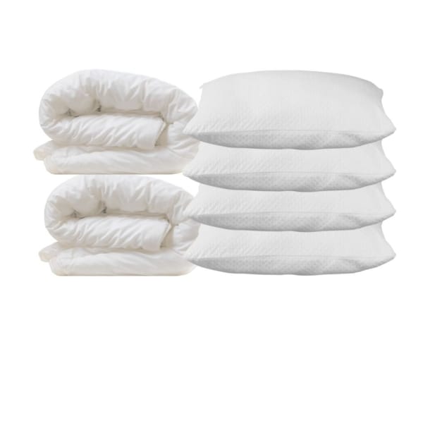 Set 2 Pilote Matlasate 200x220cm si 4 Perne 50x70cm